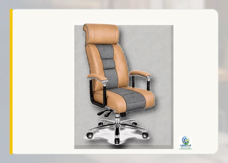 Fauteuil Directeur Général Beige & Gris - UNISTAR