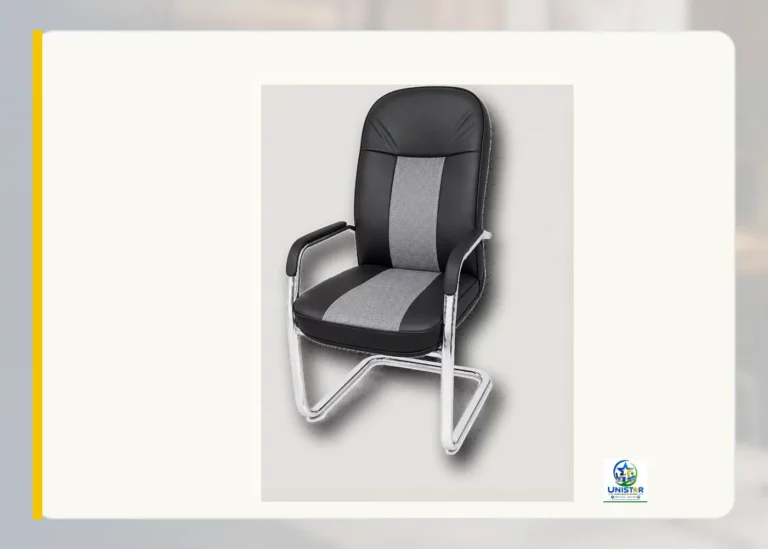 Fauteuil Visiteur Noir & Gris - UNISTAR